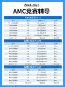 AMC10数学竞赛2024报名时间！AMC10如何规